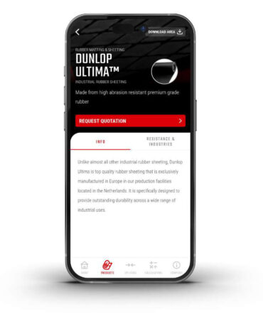 Dunlop Belt Buddy conveyor belting mobile app